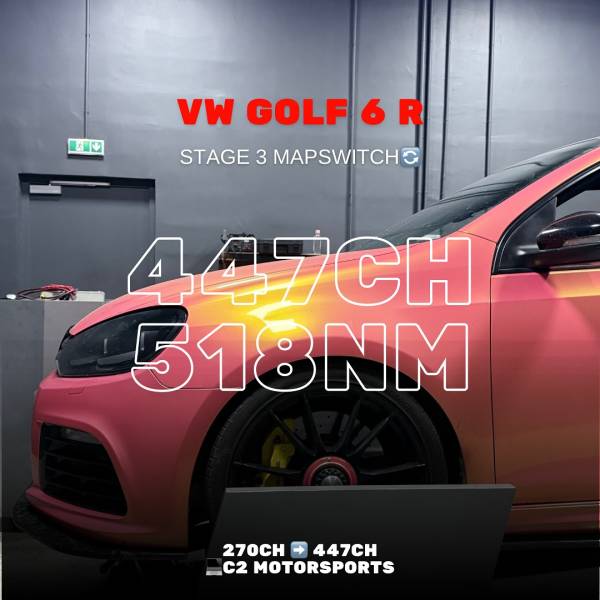 Reprogrammation moteur stage 3 VW Golf 6R - Ile de France 